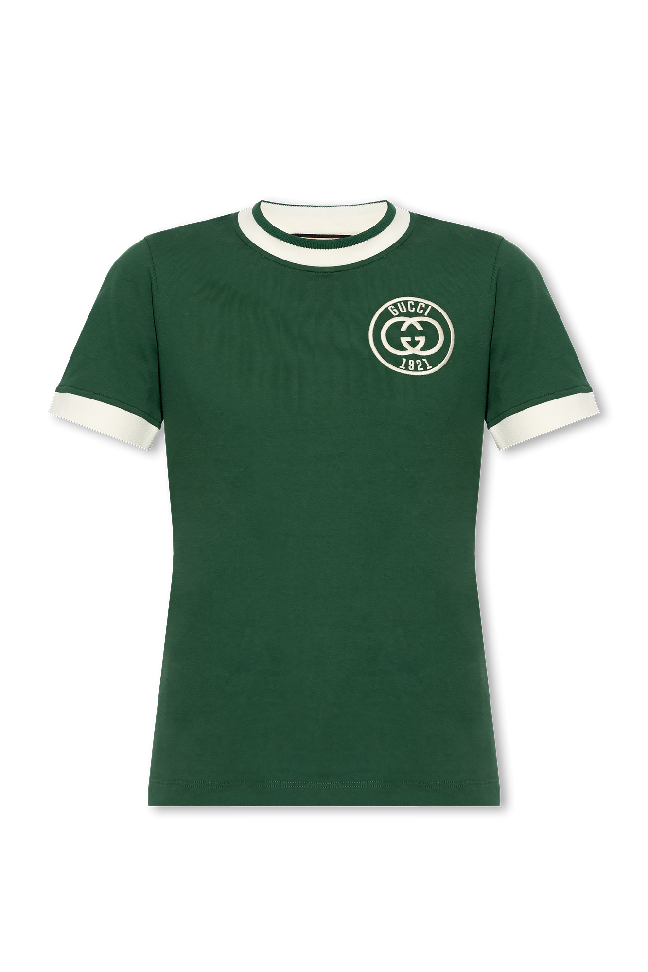 Green T-shirt with logo Gucci - Vitkac Canada